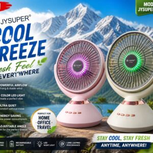 JYSUPER JY-2570 Rechargeable Table Fan